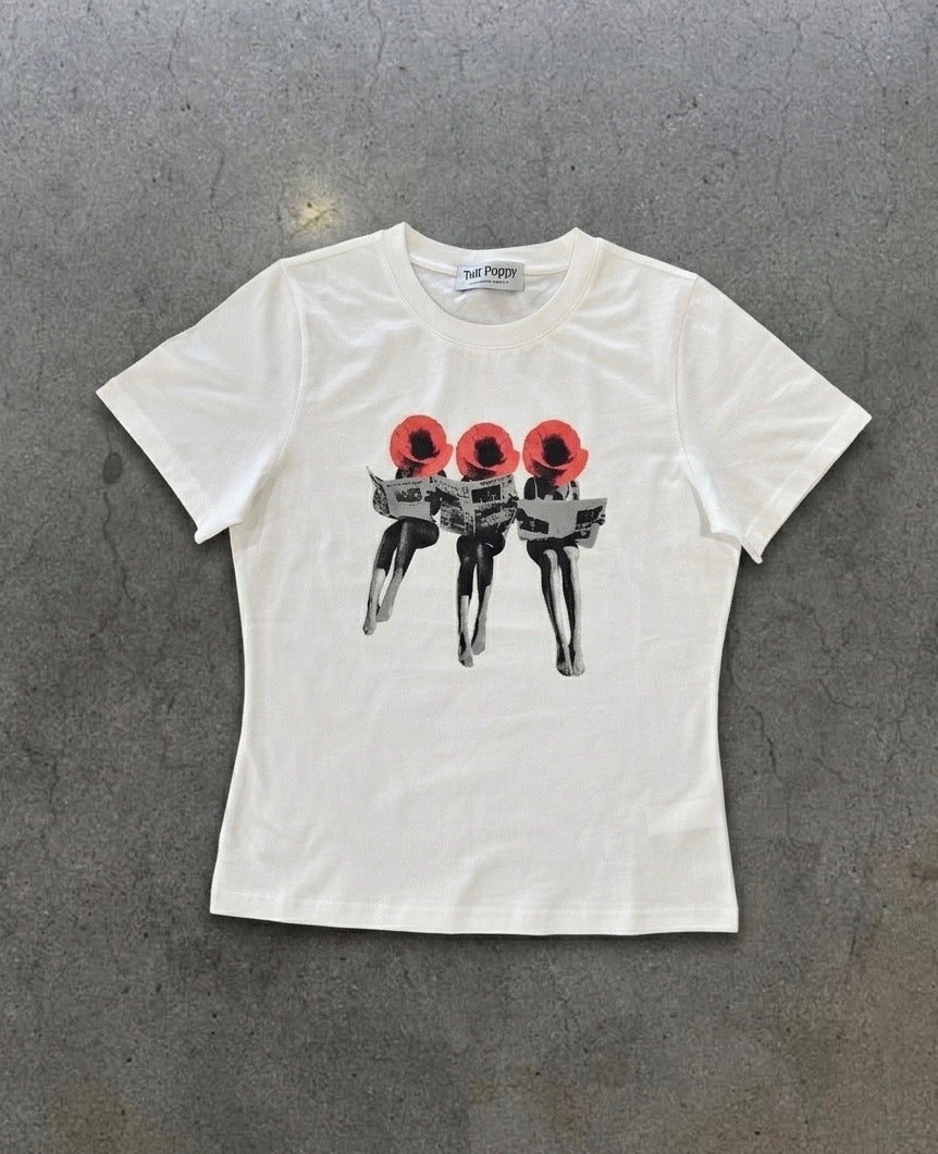 Three Poppies Baby Tee